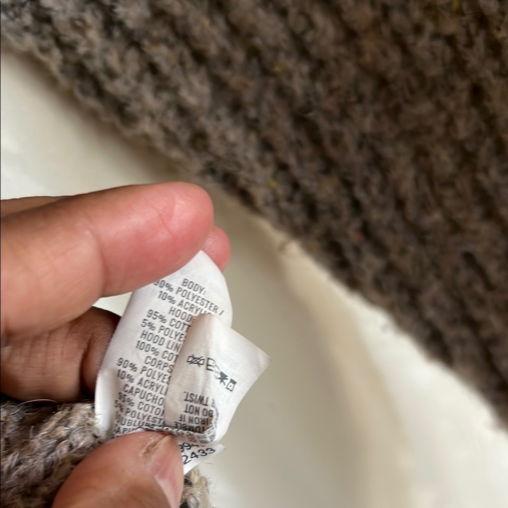 Aerie Offline Knit Sweater in Cream and Brown - Picture 10 of 10